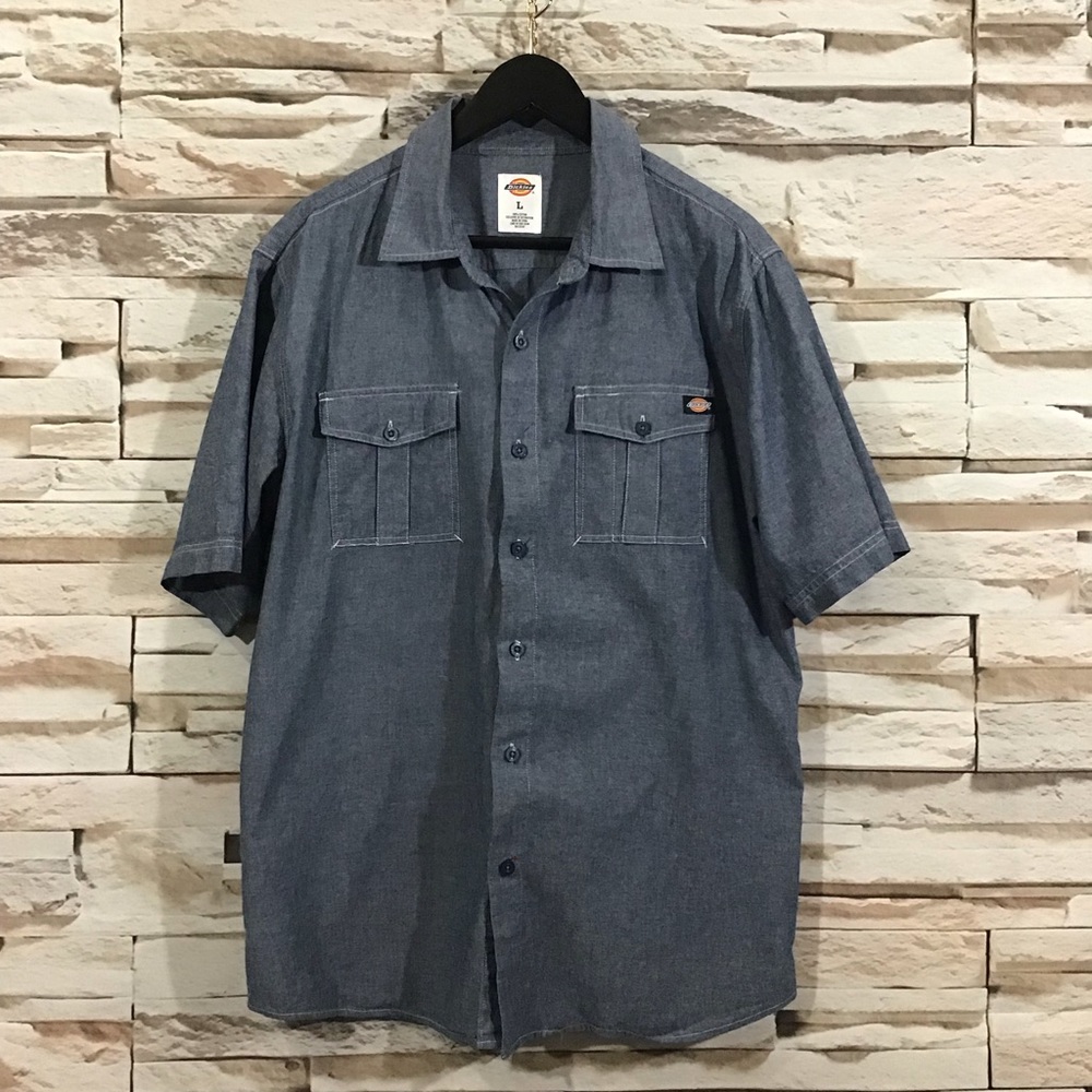 Dickies Blue Shirt Sz L (Y19)